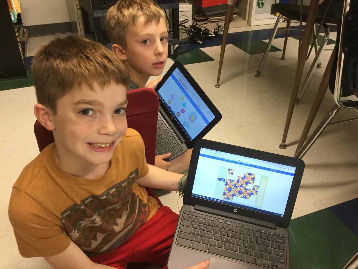 Good2noeMath's tweet photo. Mrs. Martinโs @FirstInMath Champs enjoying Friday recess. Rocking Factor Wheels! Such fun!! https://t.co/g5AKmou8xy
