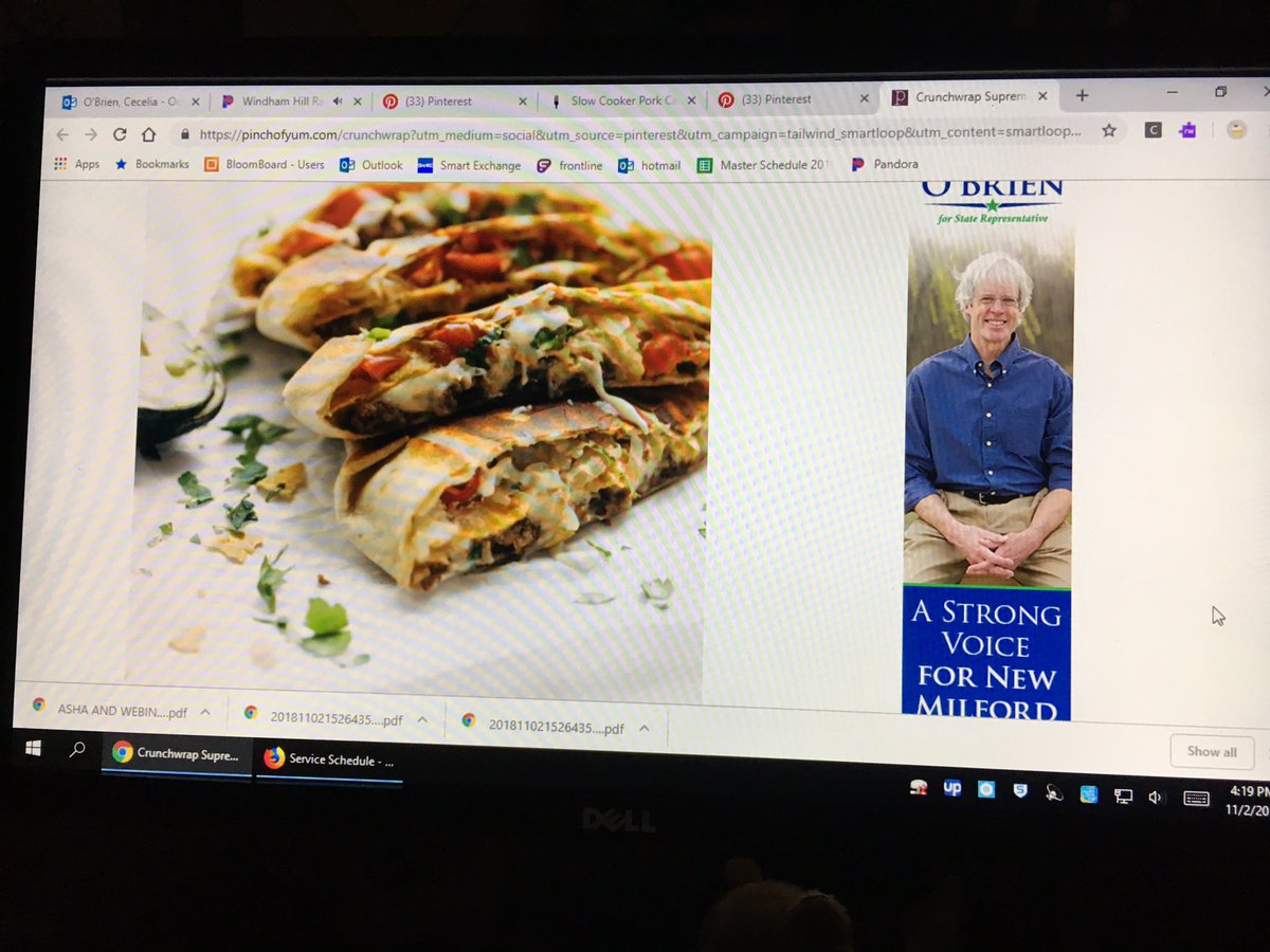 So I’m looking up a recipe and who do I see looking back at me!