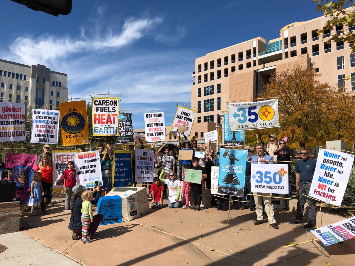 #SCOTUS lifted the stay on #youthvgov trial and it will proceed! #Lettheyouthbeheard - and they were on Monday, from 83 rallies across the US. #Actonclimate @350 @NewEnergyNM