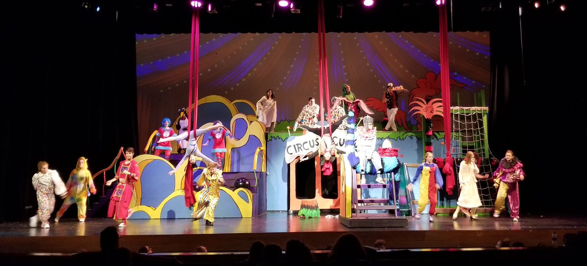 SEUSSICAL Circus Mcgurkus preview!!! You gotta see this show! It's so much fun! WAUCONDAHS.SEATYOURSELF.BIZ