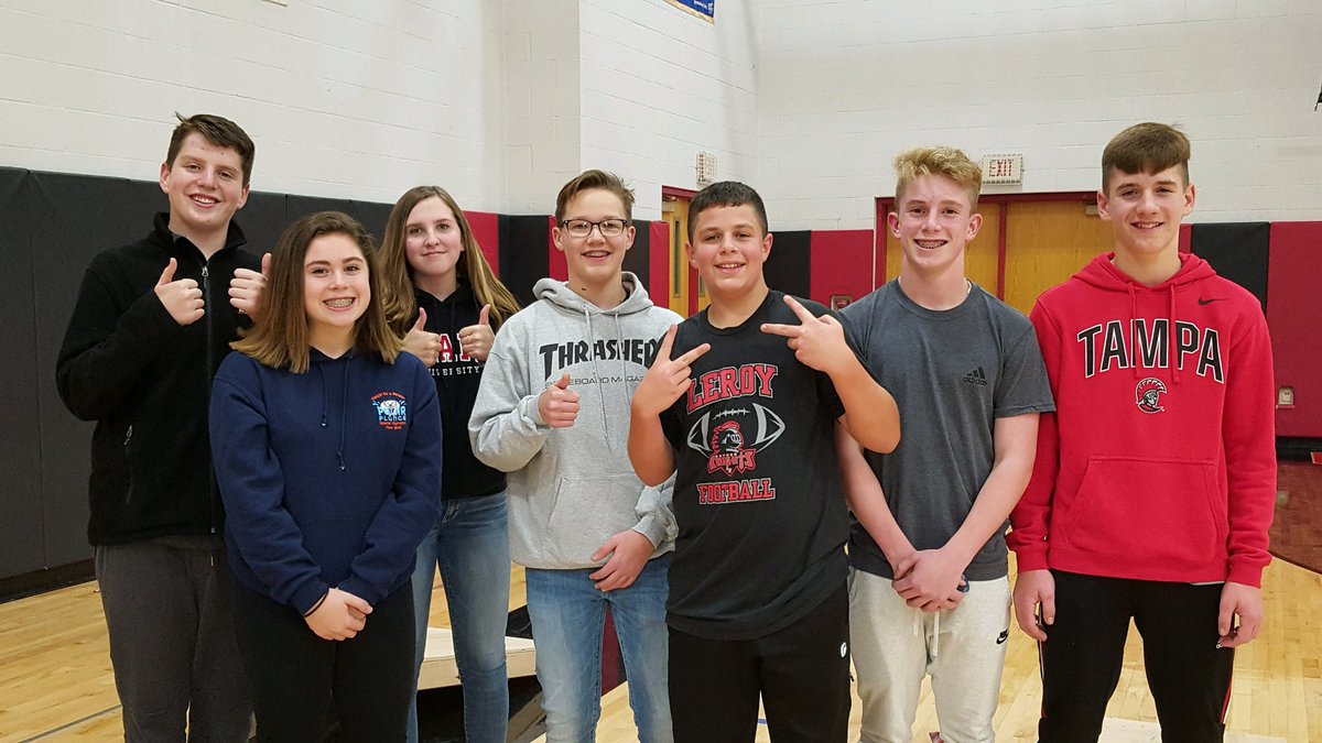 LeRoy_CSD's tweet photo. Knights Knight Out‼️
Thanks to all of our Jr. High students who attended tonight!
Big props to Mr. Whiteside & our 8th grade organizers as well as the staff that chaperoned! .
Thanks to Nick Burdick for donating his time to DJ! Fun had by all!
#JrHighLife
#OatkanKnights https://t.co/uBOyX1BQQu