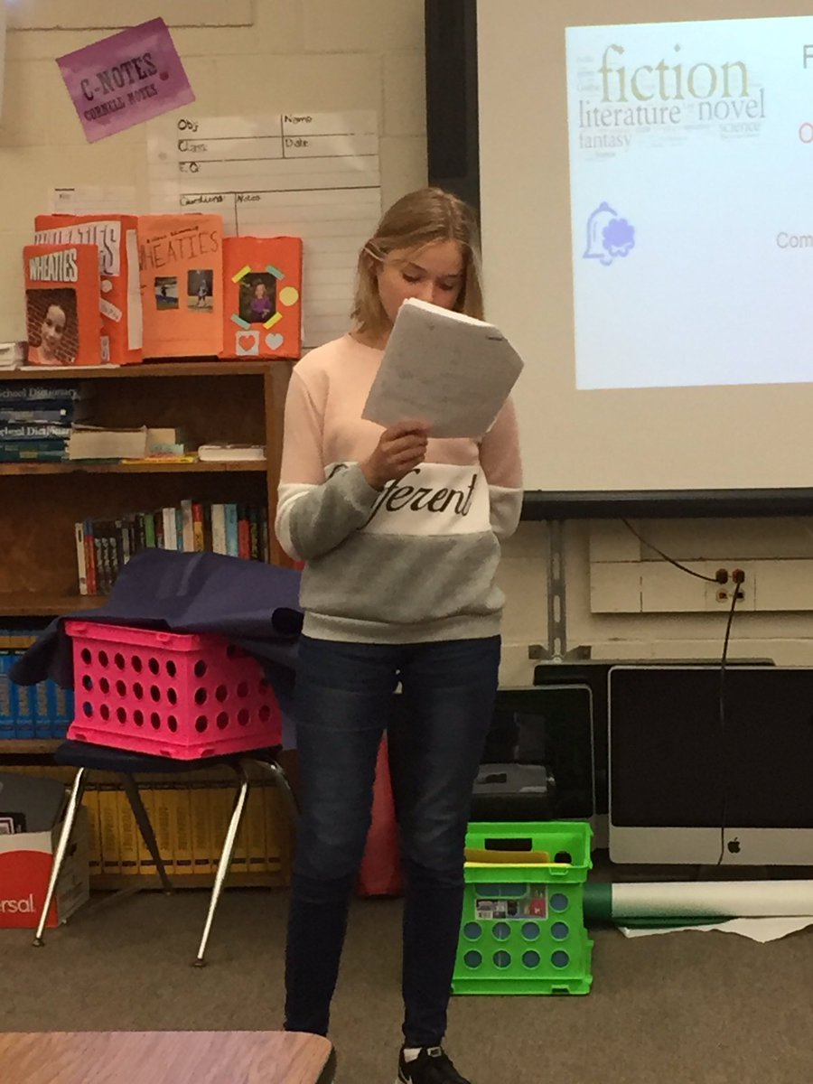 PamEilers22's tweet photo. Students sharing their scary stories. I always say that great writers are willing to be vulnerable by communicating their thoughts openly. #cisdPR1DE @iamsturchie #writerslife https://t.co/cW0DfYNpKZ