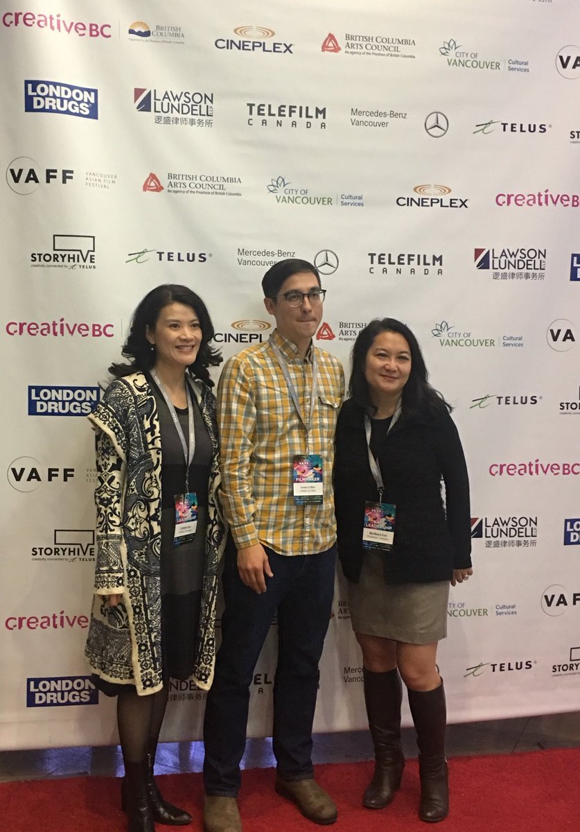 VAFFvancouver's tweet photo. Getting ready for our #VAFF spotlight presentation of @StandUpManFilm with Director Aram Collier in attendance! #VAFF2018 https://t.co/UdZLbFpCkS