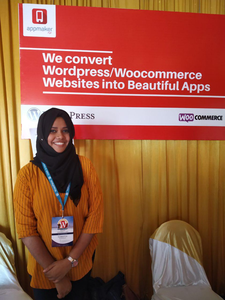 appmaker_xyz's tweet photo. At #WCKochi. Come say Hi:) @appmaker_xyz https://t.co/YOakeY02Ww