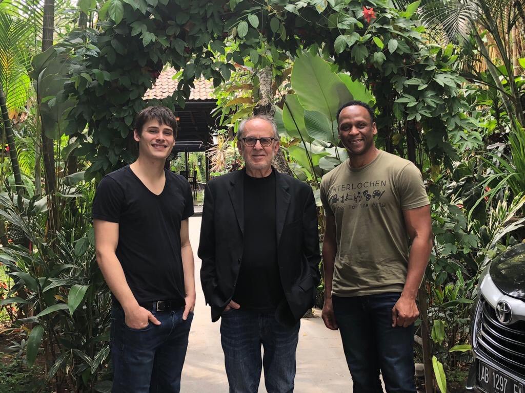 Bob James, Ron Otis, Michael and Palazzolo are now having lunch at Sasanti restaurant!