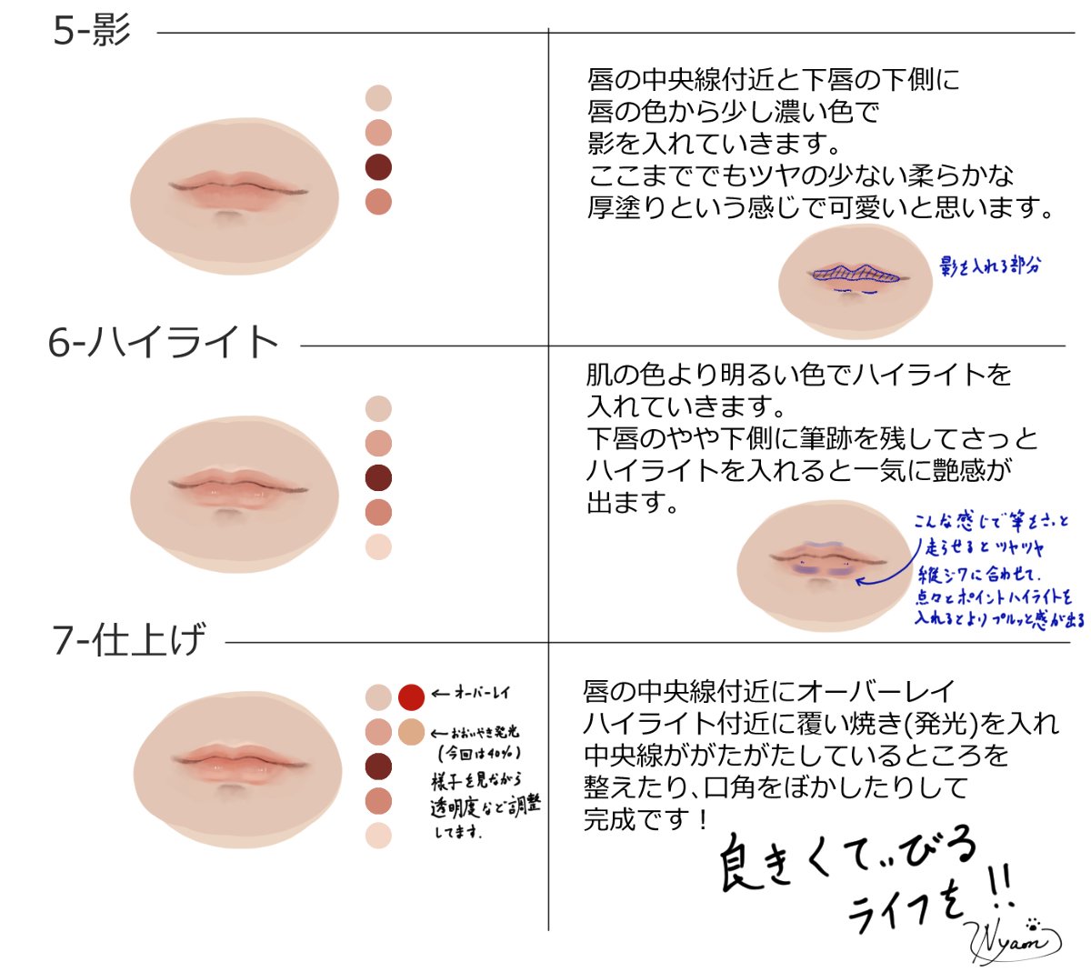 稔也 唇の塗りメイキング メイキング 描き方 厚塗り 唇メイキング 塗り方 T Co C1p4f4oons T Co G69saemynv Twitter