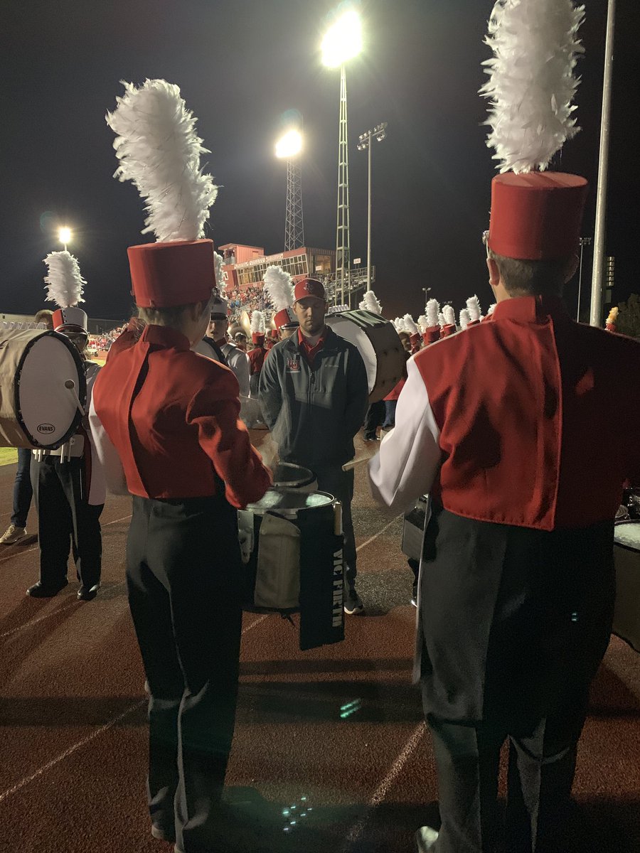 drumline_bchs's tweet photo. Last home game and senior night! We love our senior drumline guys! Logan, Devin & Page! ππ₯π₯ #seniornight #BCDrumline https://t.co/7Pz2vmYOAb