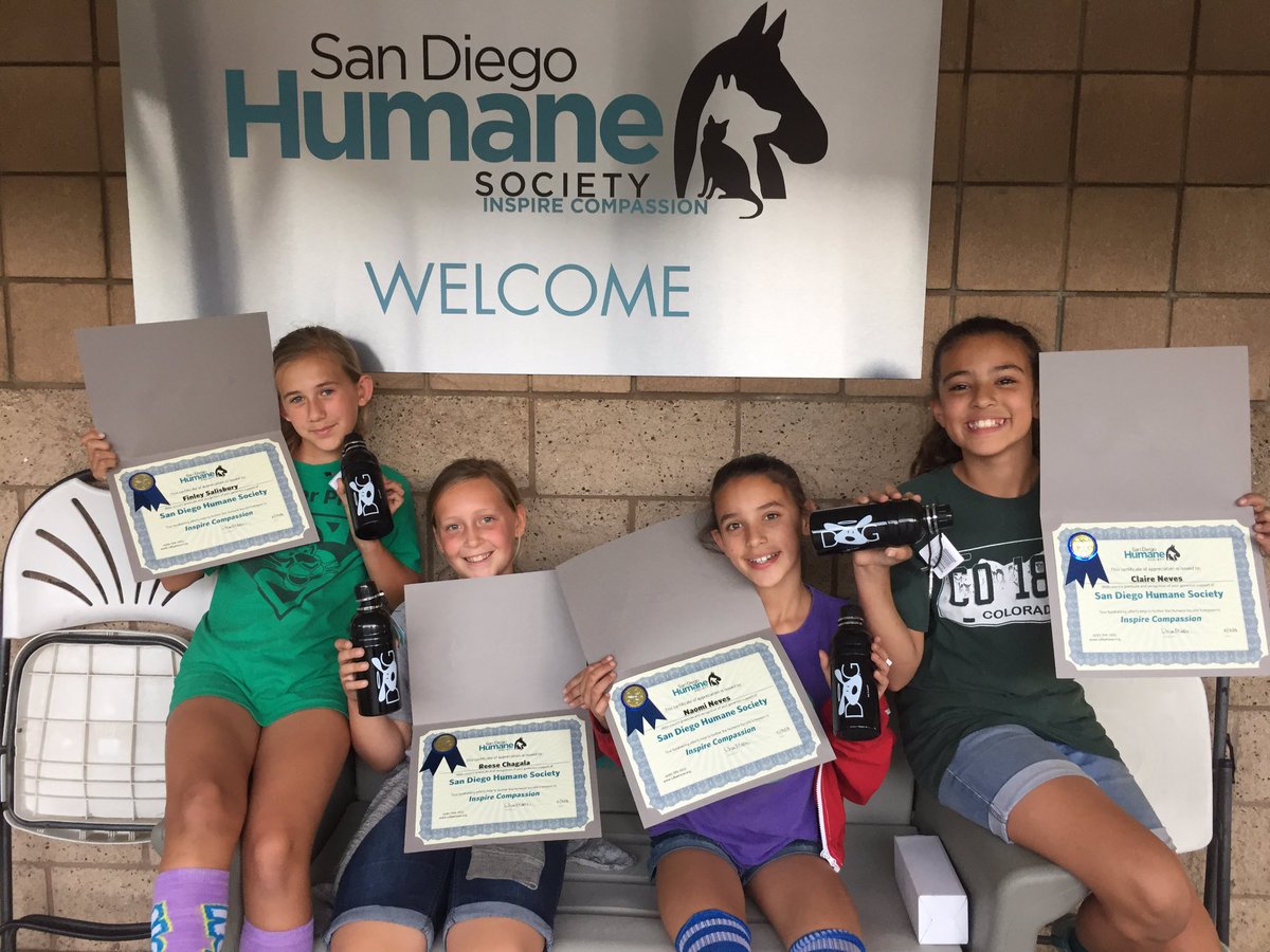 More Paloma Panthers making a difference! These <a href="/PalomaSMUSD/">Paloma Elementary School SMUSD</a>  5th graders donated much needed supplies to the human society! Great job ladies!!