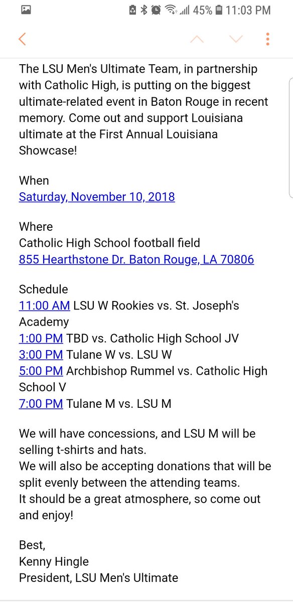 LSUhaze's tweet image. Was so ready to roast this email, but it's almost kind of actually legit. Someone give control back to Nan plz.