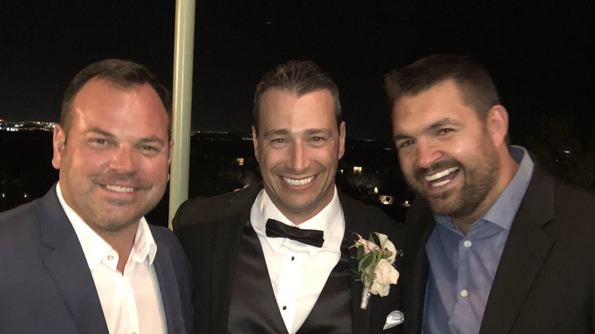 canadatoarizona's tweet image. Celebrating our dear friend and partner Miles wedding. We love u