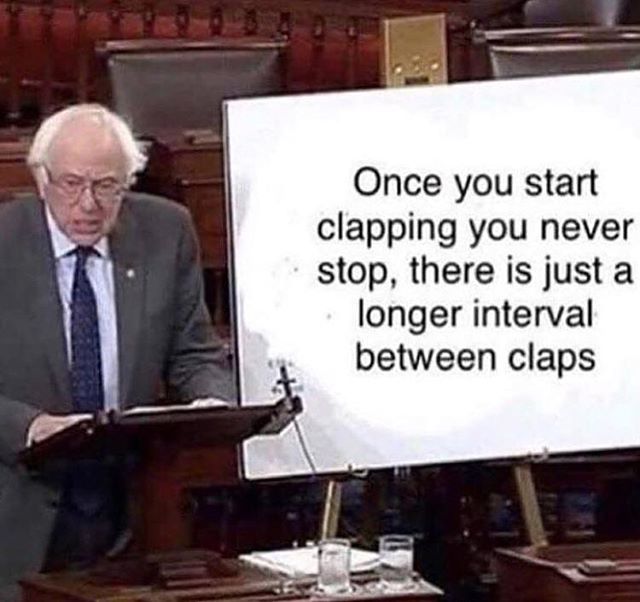 DroidSupreme's tweet photo. Damn so somewhere in between that plane landing and the awkward morning meeting is the most awkward gap in applause of my life :( #sadbuttrue #berniesanders #mindblown #govote #lol #clapping https://t.co/3YTaMNEDj1 https://t.co/rDi4tr6jN1