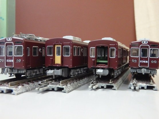 マイクロエース 阪急電鉄2300系 冷房 新社紋 分割編成 基本4両、増結3両