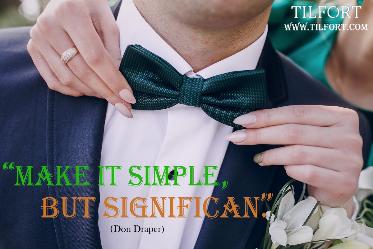 TilfortMen's tweet photo. “Make it simple, but significant.” - (Don Draper)

#mensfashion #dappermen #gentlemen #dappergent #classymen  #dapperman #luxurydesign  #weddingtie #blacktie #blacktiewedding #ties #bowtiee #gent #classyoutfit #madeincanada #london #sweden #Brussels #handmade  #luxury  #menstyle https://t.co/D6KrFgpBRn