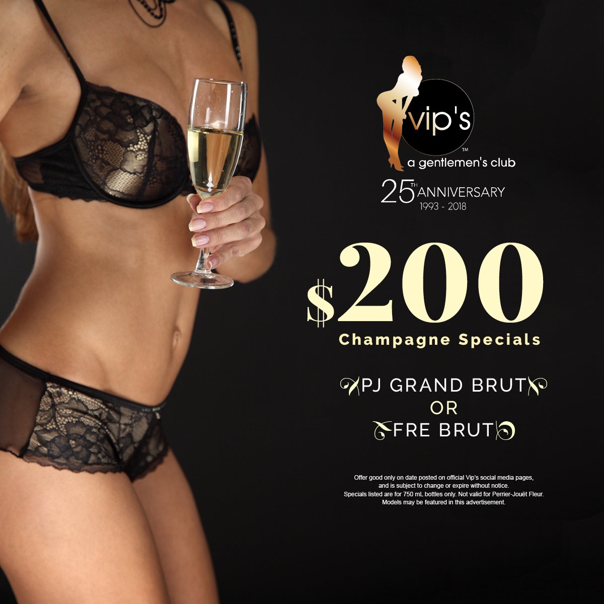 VIPsChicago's tweet image. You should pop into Vip’s tonight! We will be sipping on $200 Perrier-Jouët Grand Brut Champagne bottle specials all night long. Cheers!