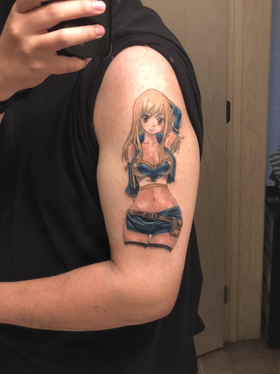 Tattoo Started Back In June And Got It Finished Today My One And Only Waifu...