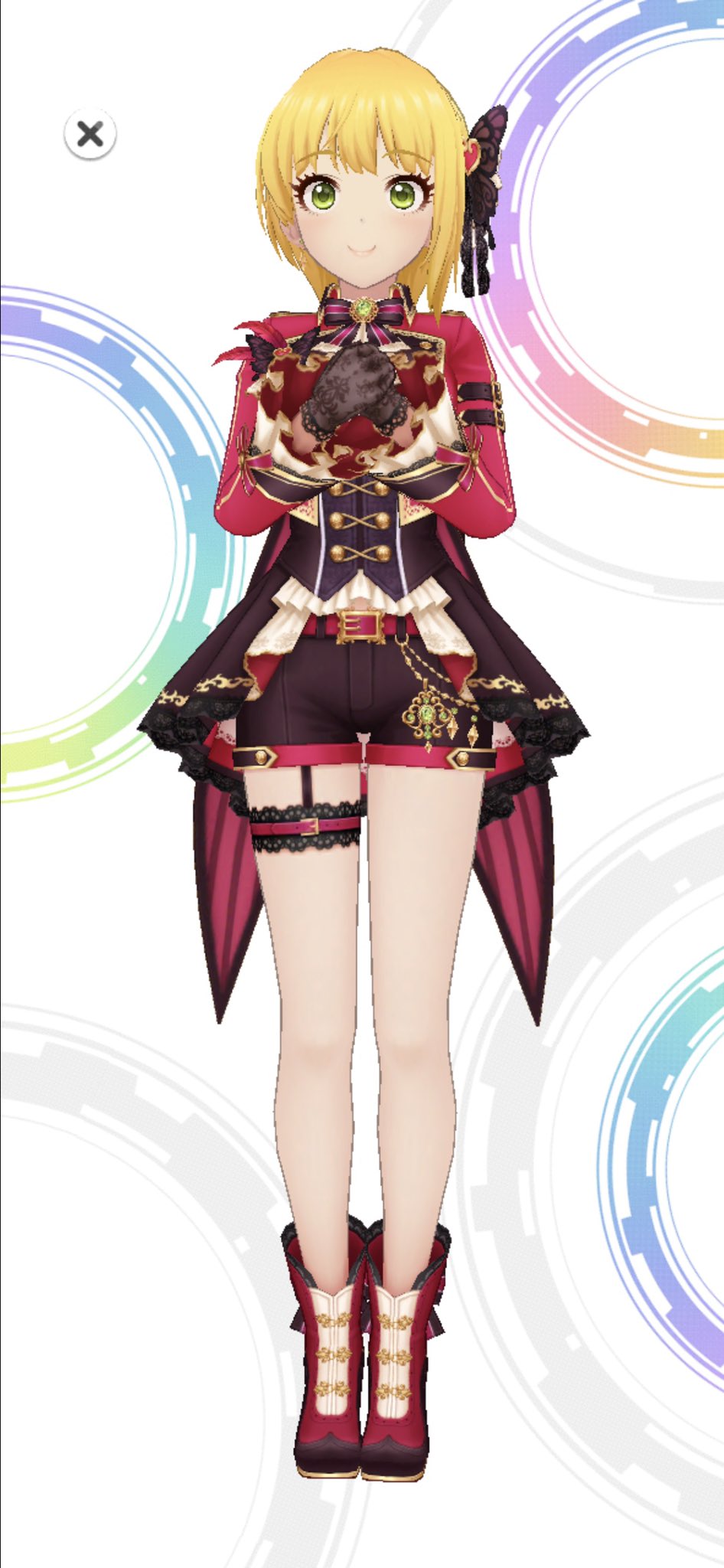 デレステ　宮本フレデリカ　SSR ソレイユ・エ・リュヌ　コスプレ衣装 宮本フレデリカ ソレイユ・エ・リュヌ コスプレ （デレステ 宮本