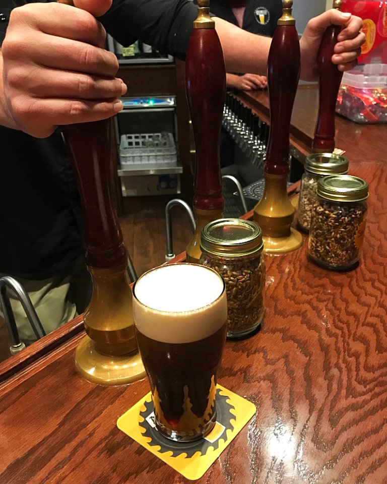 Chocolate Coconut Porter on cask..pilot batch..codename.."Almost Joy"... Sweet and smooth..Selling real quick..Don't miss it!!!!!  #airlinebrewing #realale #caskale #heartofellsworth