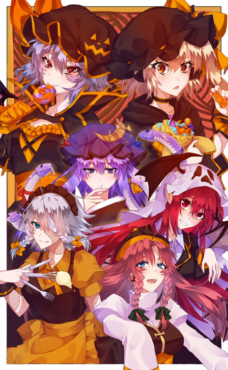 Elaullidoestercolomer コレクション ハロウィン 東方 イラスト かっこいい