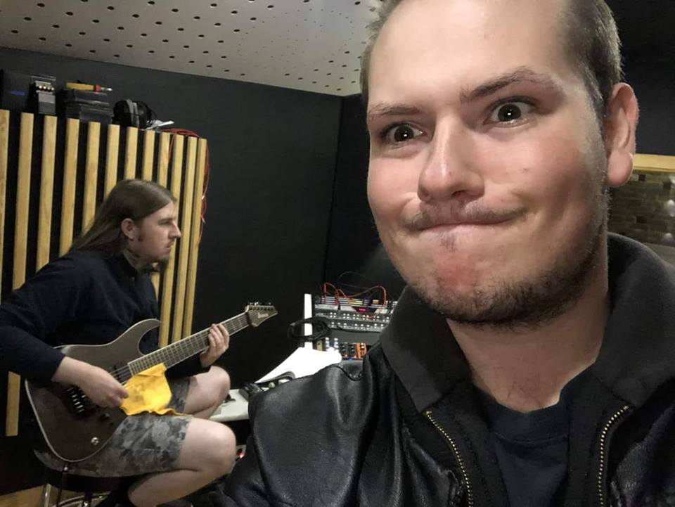 These handsome dudes are having so much fun in the studio!