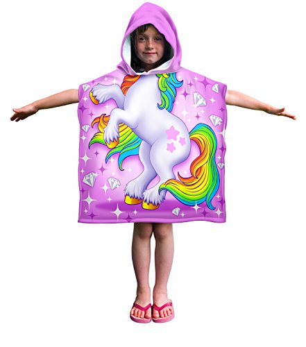 unicorn towel poncho