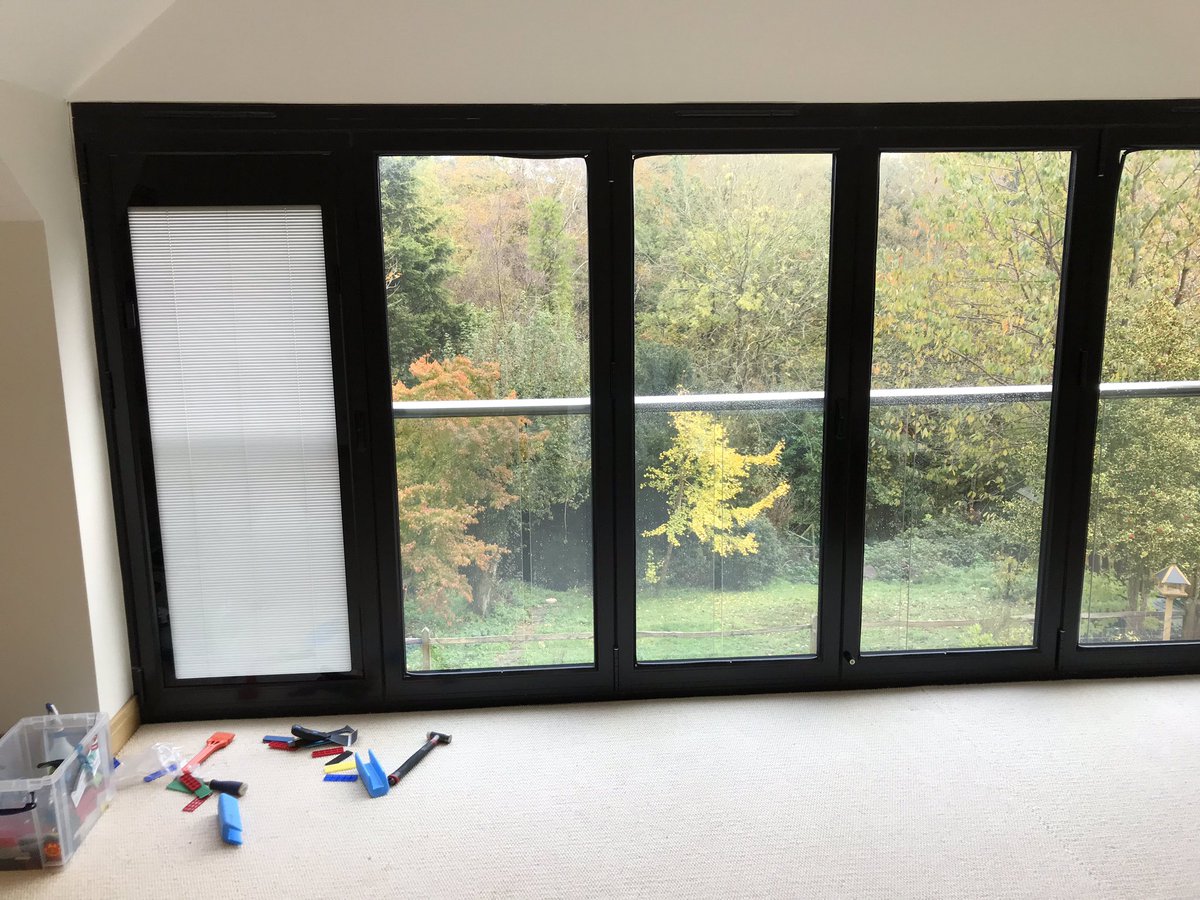 SwiftGlide Integral Blinds... chosen for all the very best projects in all the very best locations... #AshurstWood #Godstone #SwiftGlideEveryWhere #Retrofit #FullyDressed