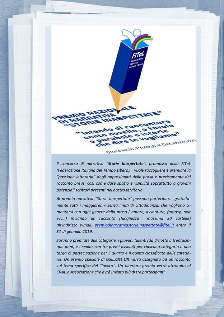 #PremioNarrativaStorieInaspettate ... ma avete già mandato il vostro racconto o state sprecando questa meravigliosa occasione?
#narrativa #scrittura #concorsoletterario #RaccontiBrevi 
@ErnestoDAmbros1 @PinoNazio @rossellaronconi @FitelNazionale @pasruz @RossanaTosto @angiolo2