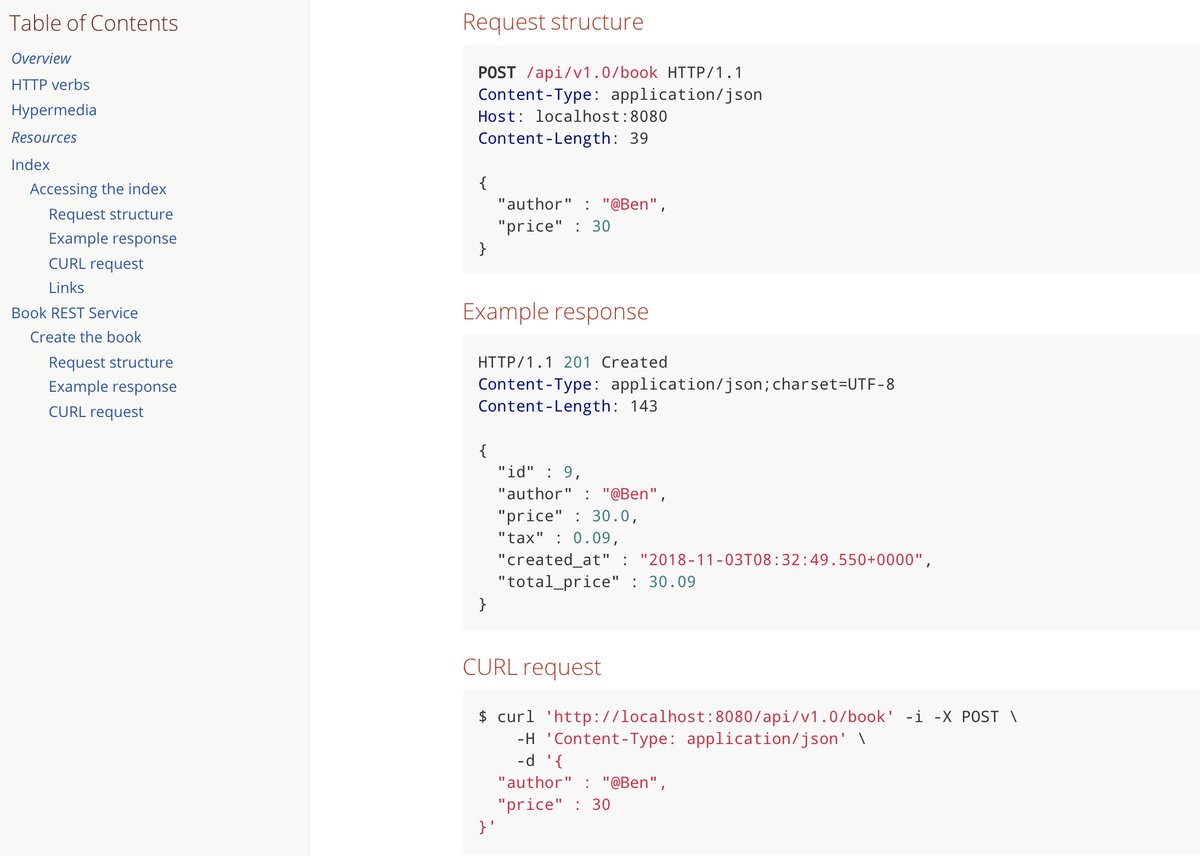 pheasoyj's tweet image. My holiday be like😀.
Integration #SpringCloudContract and #SpringRestDocs.
#Awesome documents.