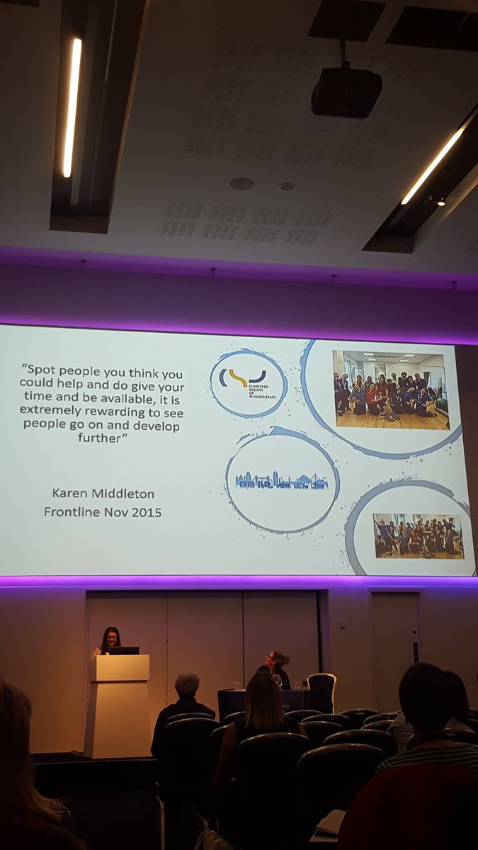 RachHPhysio's tweet image. "Pay it forward when you are able you"... massive value of mentorship through @thecsp @TheAPCP .. #APCP2018BeeThere