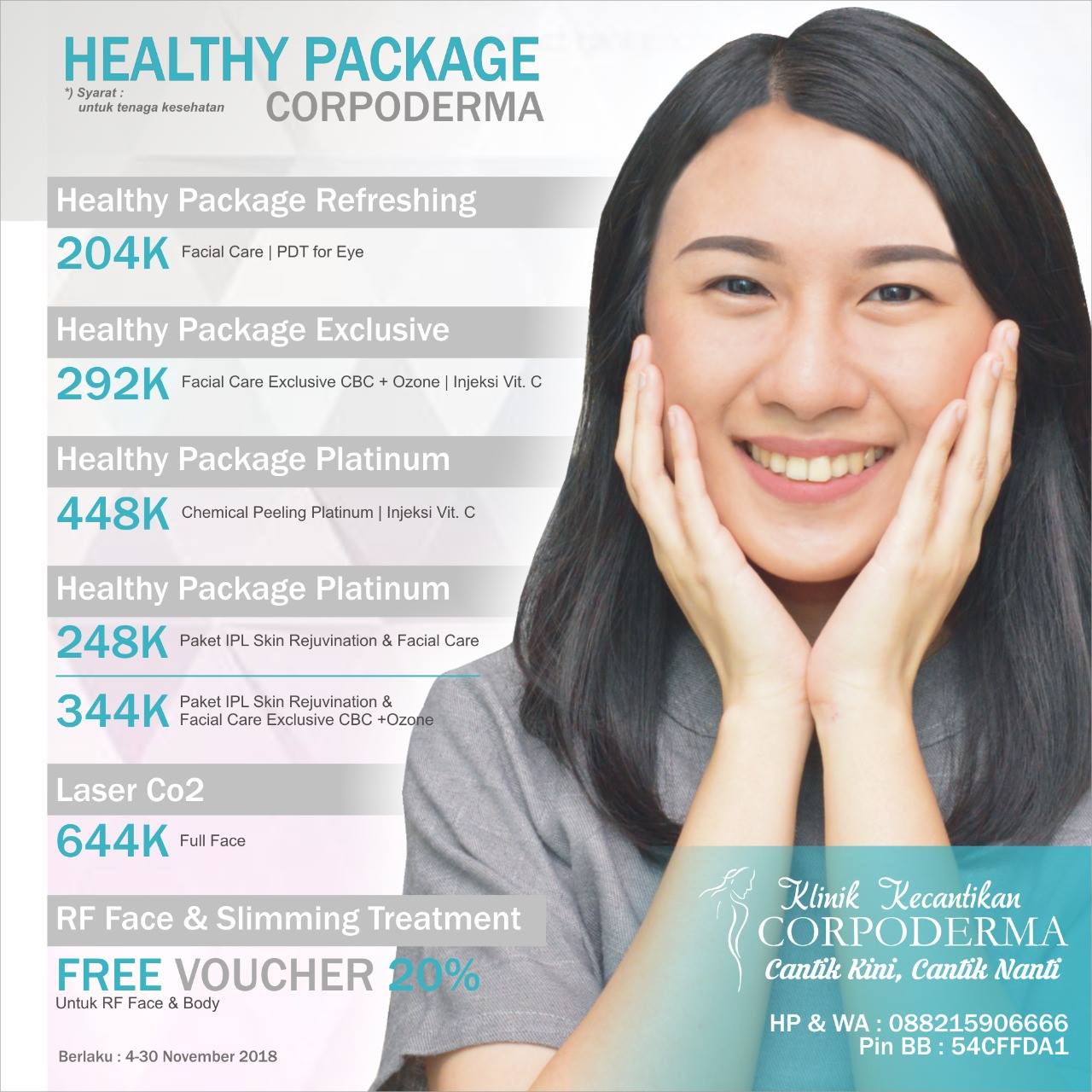 klinik corpoderma keluarga sehat hospital 2