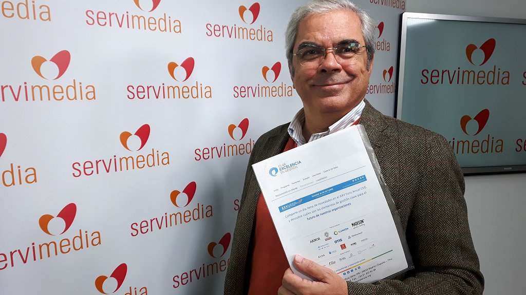 Servimedia's tweet image. El informe “El GPS de las organizaciones del futuro” va a centrar la entrevista que vamos a hacer en #MadridalaVista a  @ignaciobabe, secretario general del @Club_Excelencia