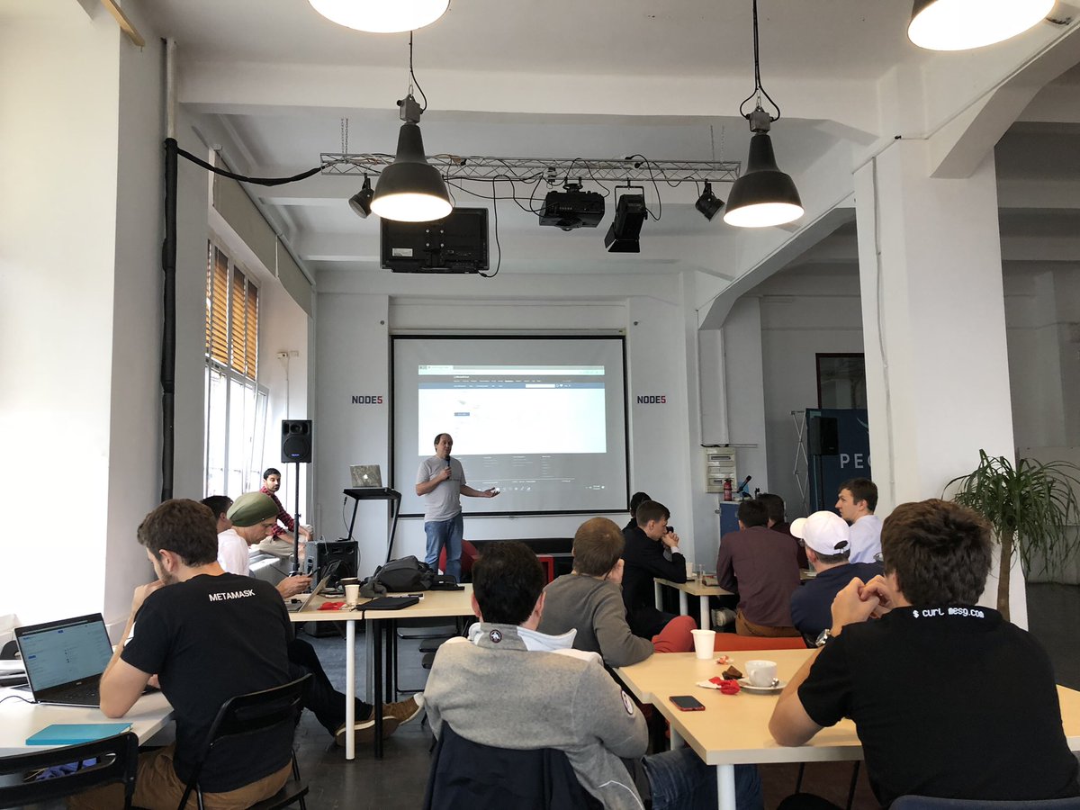 ConsenSysEvents's tweet photo. .@Microsoft’s Cale Teeter on @MSFTBlockchain and @PegaSysEng’s Pantheon on Azure. Check it out now! https://t.co/KJkVh1ChlF #EntEth #Ethereum https://t.co/fcAPIA1Xug