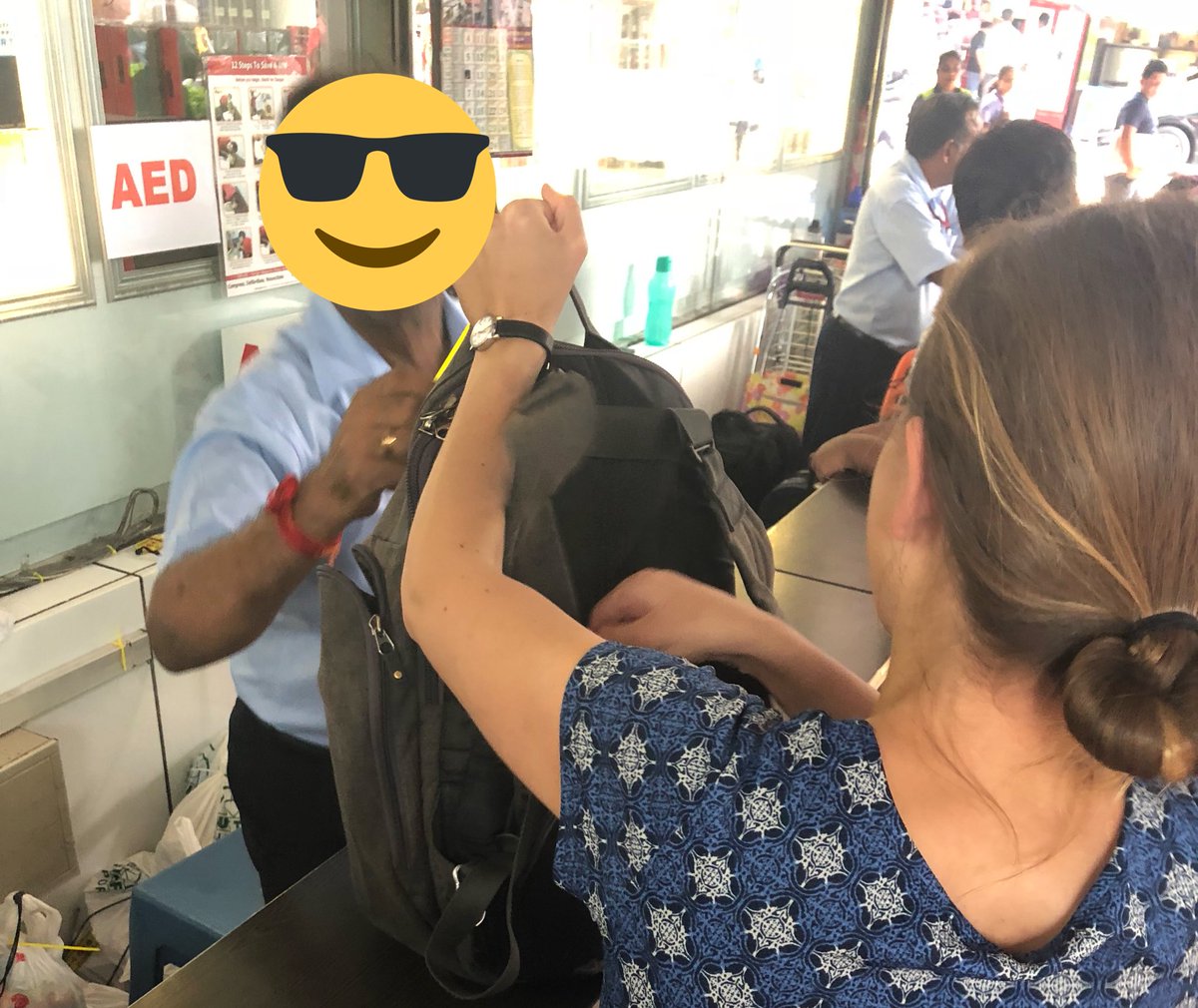 Little India with  @devonzuegel (here she’s receiving the ziptie treatment at Mustafa ) different subsets of Indian cultures, diaspora cultures, language, incentives, second-order effects, friction between socioeconomic strata despite best intentions, zombie apocalypses
