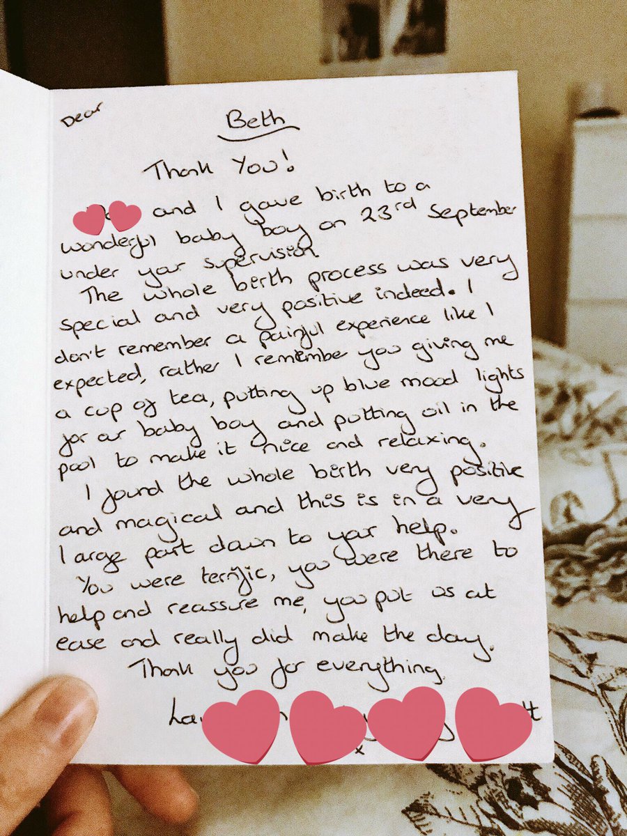 Lovely feedback from a family I cared for recently. Always encouraging positive birth experiences with mood lights and of course a cup of tea ☕️🙏🏼❤️ @PHNT_NHS @sue_wilkinsPHNT #proudtobeamidwife