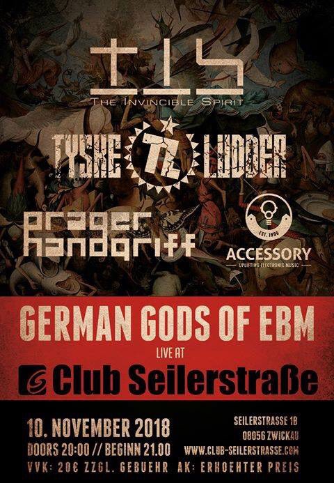 AccessoryMusic's tweet photo. In einer Woche gehts scharf. #Zwickau wir kommen 😎 zusammen mit @TyskeLudder #TheInvincibleSpirit und #DerPragerHandgriff https://t.co/VlpdnX8x5H