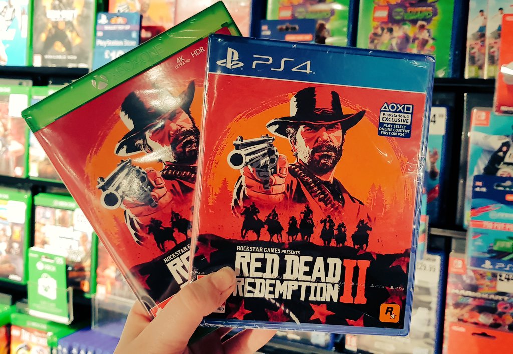 red dead redemption 2 ps4 hmv