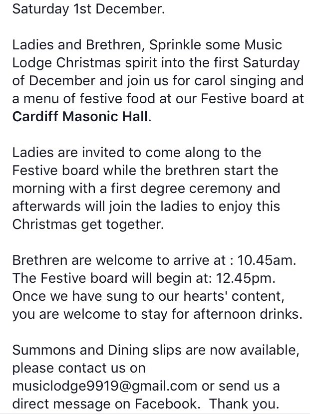 Music Lodge No.9919 tweet media