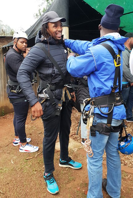 popmechsa's tweet photo. Teams of enthusiasts rolled in to Magoebaskloof, along with the mist, for the @Vodacom Red 4x4 Experience today. The Vodacom Blue Bulls players, influencers and select Vodacom Red package users geared up for an afternoon of ziplining through lush forests scattered with waterfalls https://t.co/CnHieMJzqu