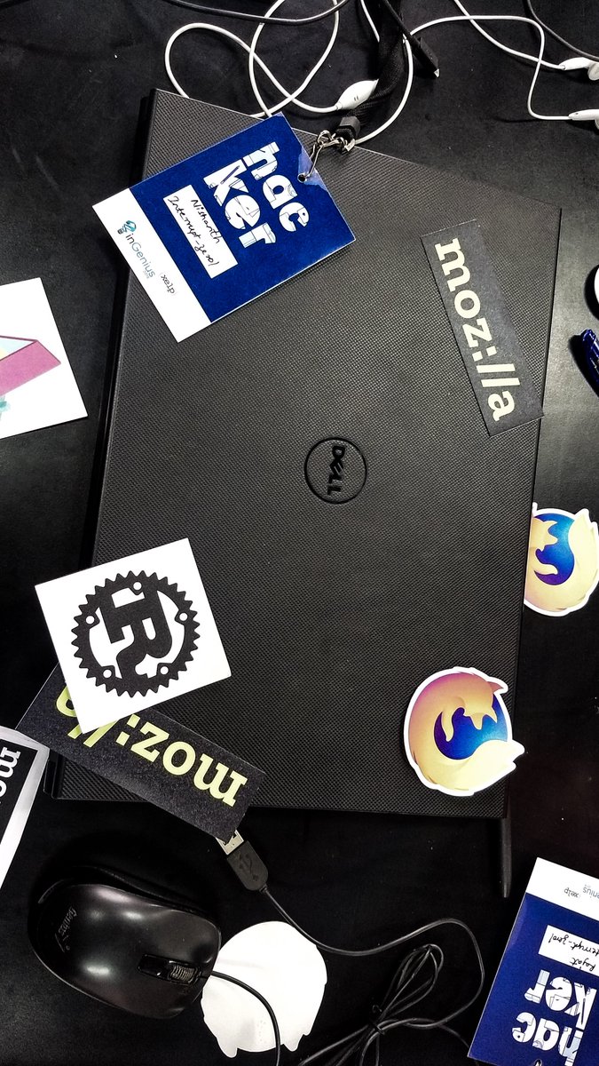 nishanthdilip's tweet image. &quot;If the data is there you’re going to have to protect it. One way of protecting it, of course, is to not collect it in the first place.&quot;
Great things happening here from IOT to Blockchain.
@mozilla thanks for the stickers
@ingeniushack is the place to be at right now!
#getSetHack