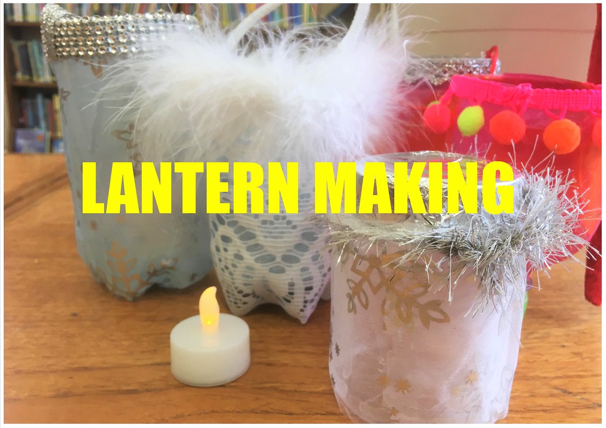 HooleComCen's tweet photo. FREE Lantern making today (&amp; next 2 Saturdays) for children in #Hoole Library 10:00am till 1:00pm with volunteers. Get ready for the Hoole #Christmas Light switch on. Bring a plastic container &amp; a parent. All other materials provided     @lndhbbs @HooleChester @Faulknerchester https://t.co/VZEwOJ1ESB