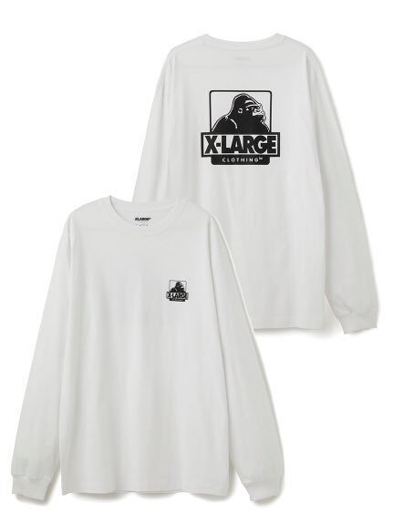 Xlarge New Arrival L S Tee Og T Co 9tqz0t6e6r Xlarge Xlargejp 設立当初よりでお馴染みであるブランドアイコンのゴリラマーク Og ロゴをフロント左胸には小さめにプリントし バックには大きくプリントしたロングスリーブtシャツ