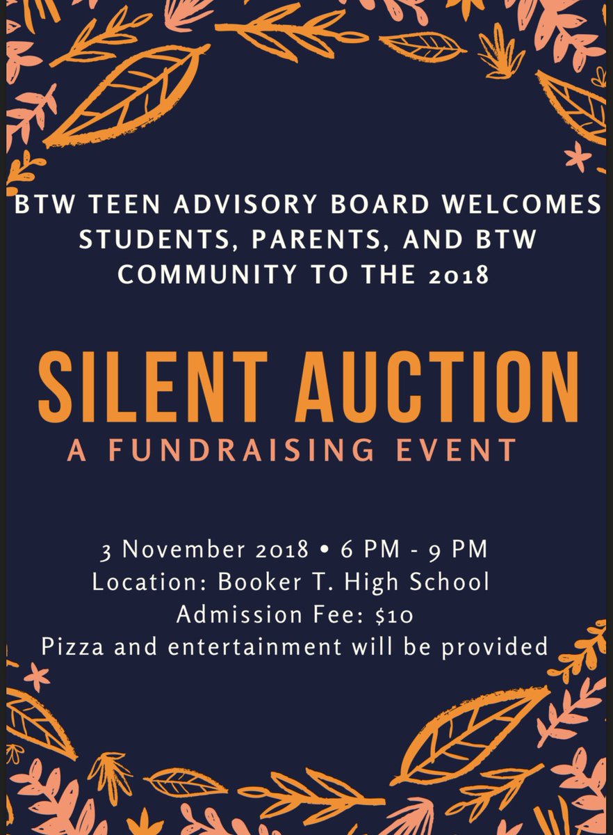 It’s tonight!! Tell parents, teachers, neighbors, and friends to come and support Teen Advisory Board :)