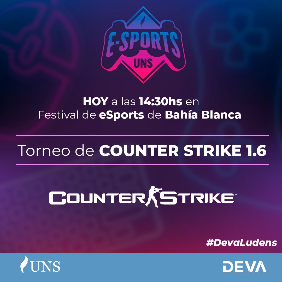 devaesportsarg's tweet photo. [LUDENS]
Hoy a las 14:30hs, en el festival de eSports de Bahía Blanca, torneo de #CounterStrike (equipos de 4 jugadores).

¡Participá en el torneo presencial y vení a conocer las actividades recreativas!
Sin requisitos de inscripción.

Usá nuestro hashtag oficial
⚡#DevaLudens ⚡ https://t.co/IuUvDhyYgS