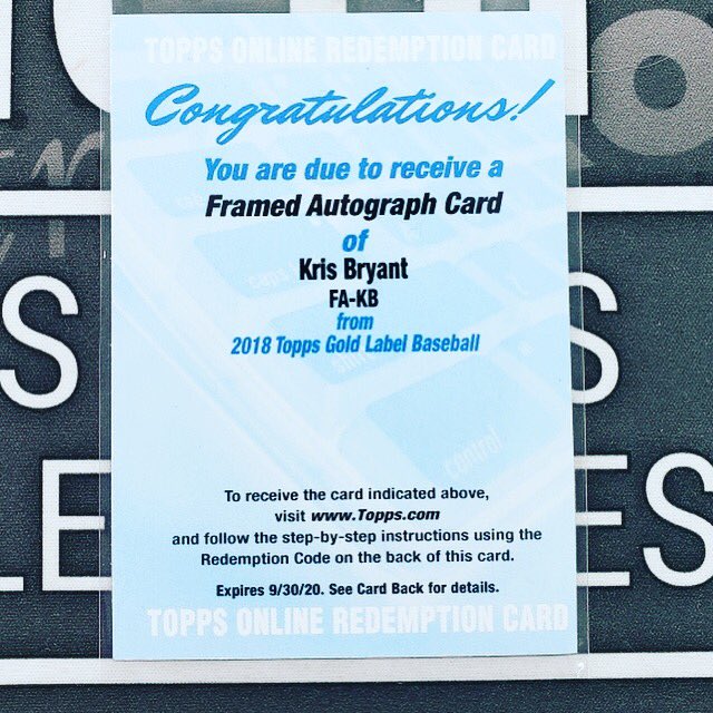 RbiCru7's tweet image. New collector Sean is on 🔥 🔥 he pulled the Ohtani Auto yesterday and from a 2018 @topps #GoldLabel ⚾️ box today hit this @KrisBryant_23 Autograph #topps #customerpulls #krisbryant @Ballcardxchange @SportsCardJunct @cboardtreasures @SoHobbySports #SupportYourLCS