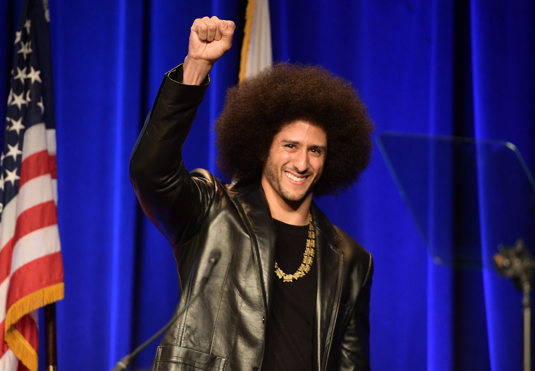 Image result for colin kaepernick aclu awards