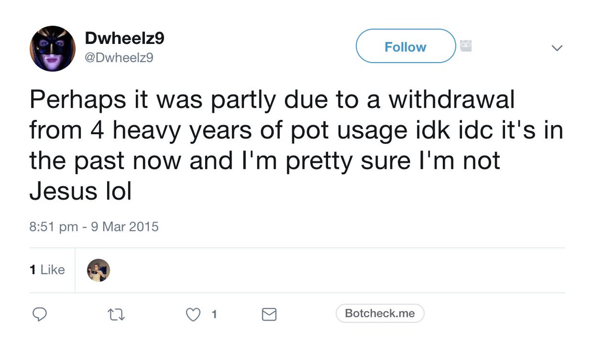Wheeler& #39;s ( @Education4Libs) secret twitter account also provided me a wealth of other information such as pictures of Wheeler discussing his heavy drug and alcohol use.