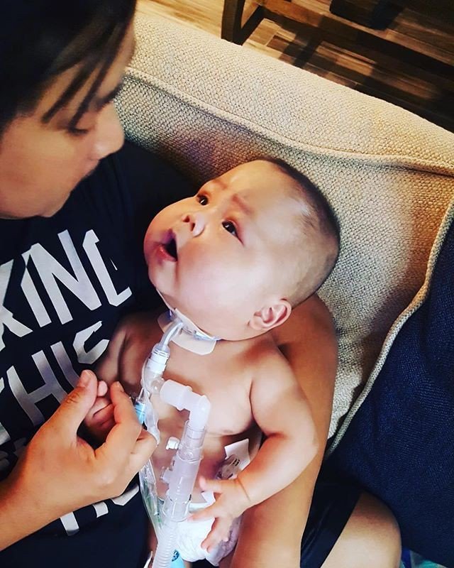 theCGspace's tweet photo. My first hero.❤ #trachbaby #kionthelion #trachbabiesrock #preemie #daddysboy #facesofcare #trachdad ( #📷 @iam_kion_the_lion ) https://t.co/tkrf9hcX2O https://t.co/y9pgEgqBKJ