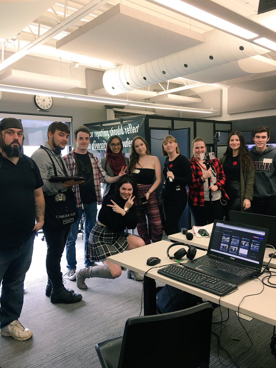 MohawkCollege's tweet image. Our journalism students are about to go live on our Facebook page. Tune now: Facebook.com/mohawkcollege