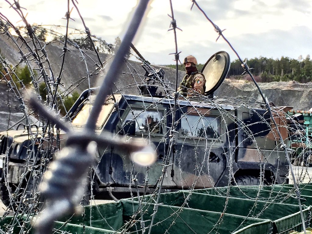 Javierdelias's tweet image. Hoy en #TridentJuncture18 #Nato  con tropas españolas e Italianas preparando contraofensiva contra americanos de #Oppdal .
@USembassyMadrid @SpainNATO