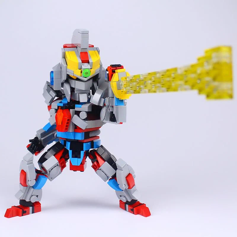 小さいレゴブロックでグリッドマンが作られています！すごいwww