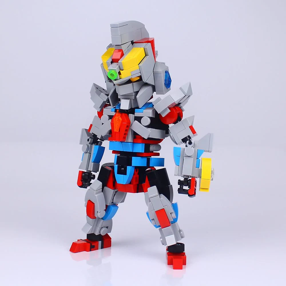 小さいレゴブロックでグリッドマンが作られています！すごいwww